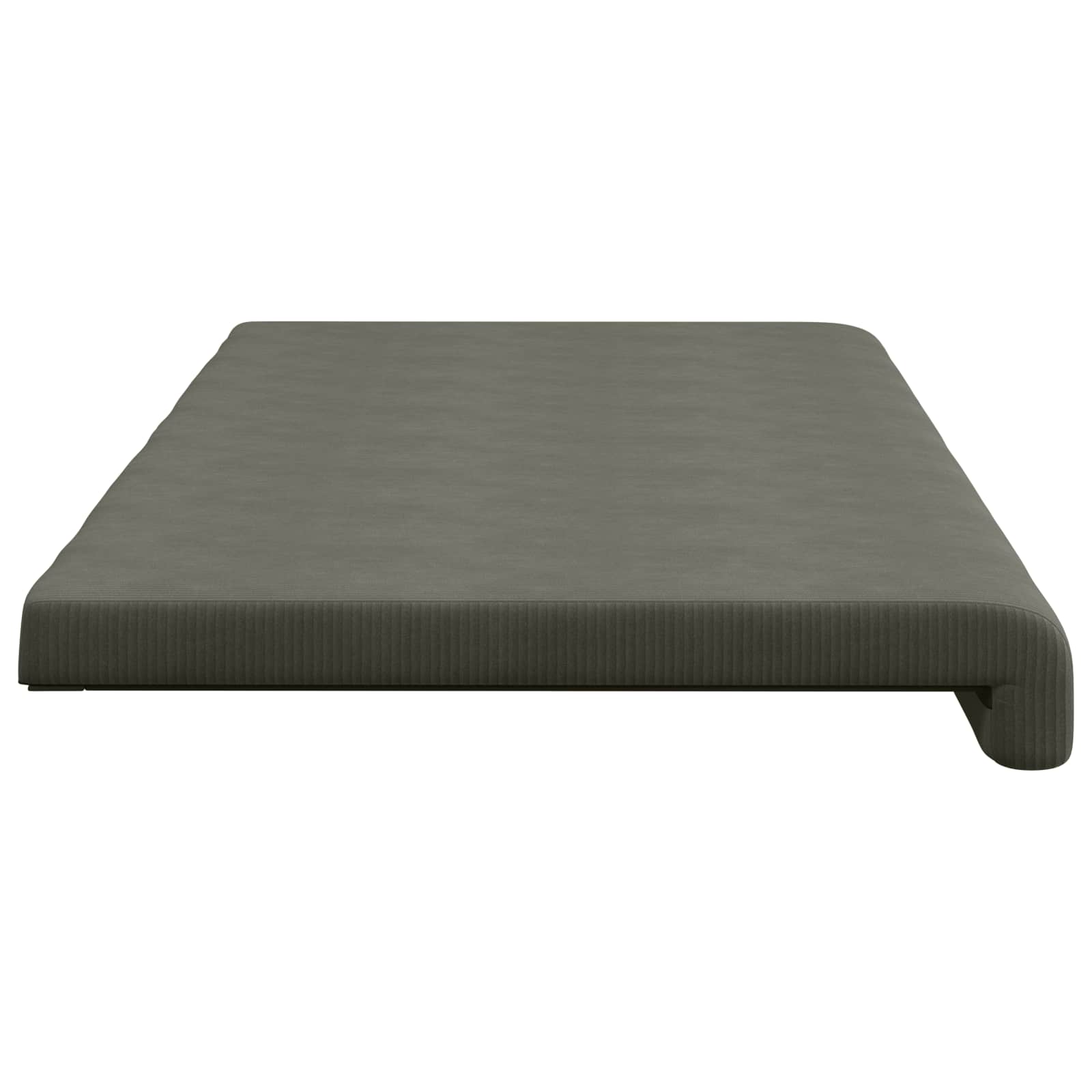 vidaXL Poduszka na ławkę sztruks jasnoszary Głębokość 35 cm
