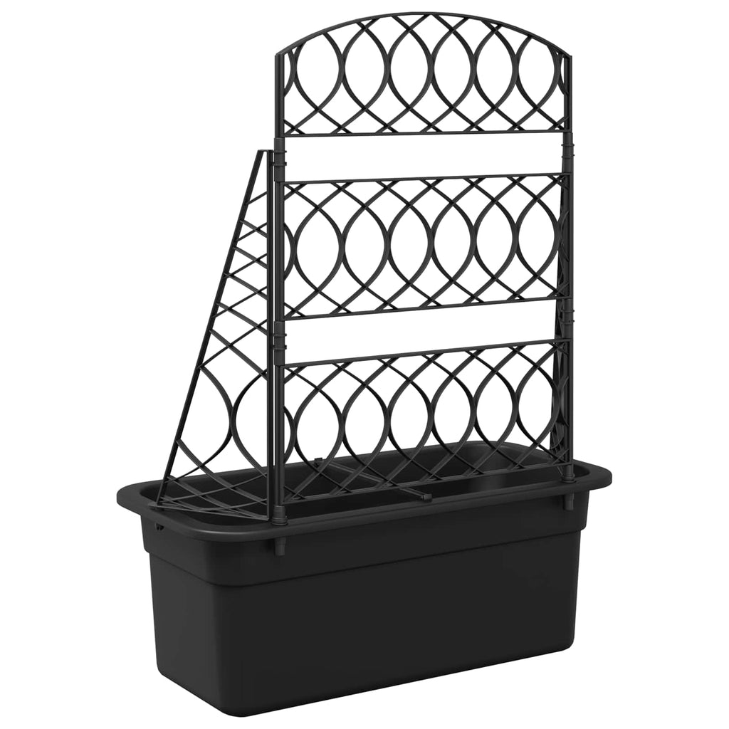 vidaXL Trejaż do roślin antracytowy 58 x 29 x 78 cm PP