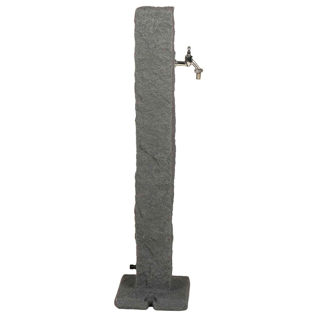 vidaXL Cysterna Ogrodowa antracytowy 26 x 26 x 98 cm PE