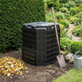 vidaXL Kompostownik ogrodowy Czarny 71 x 71 x 81,5 cm 100% PP