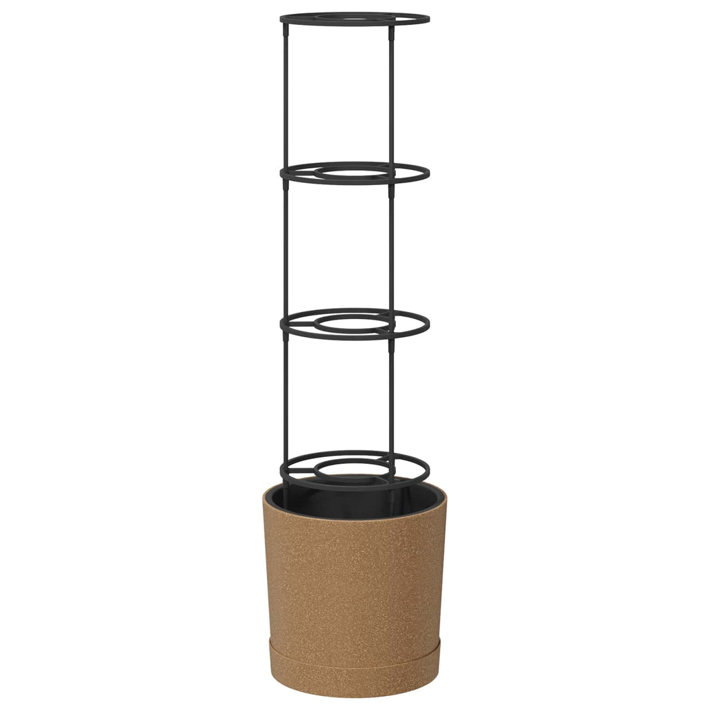 vidaXL Hodowca pomidorów Naturo ECO Ø 29 x 106 cm WPC