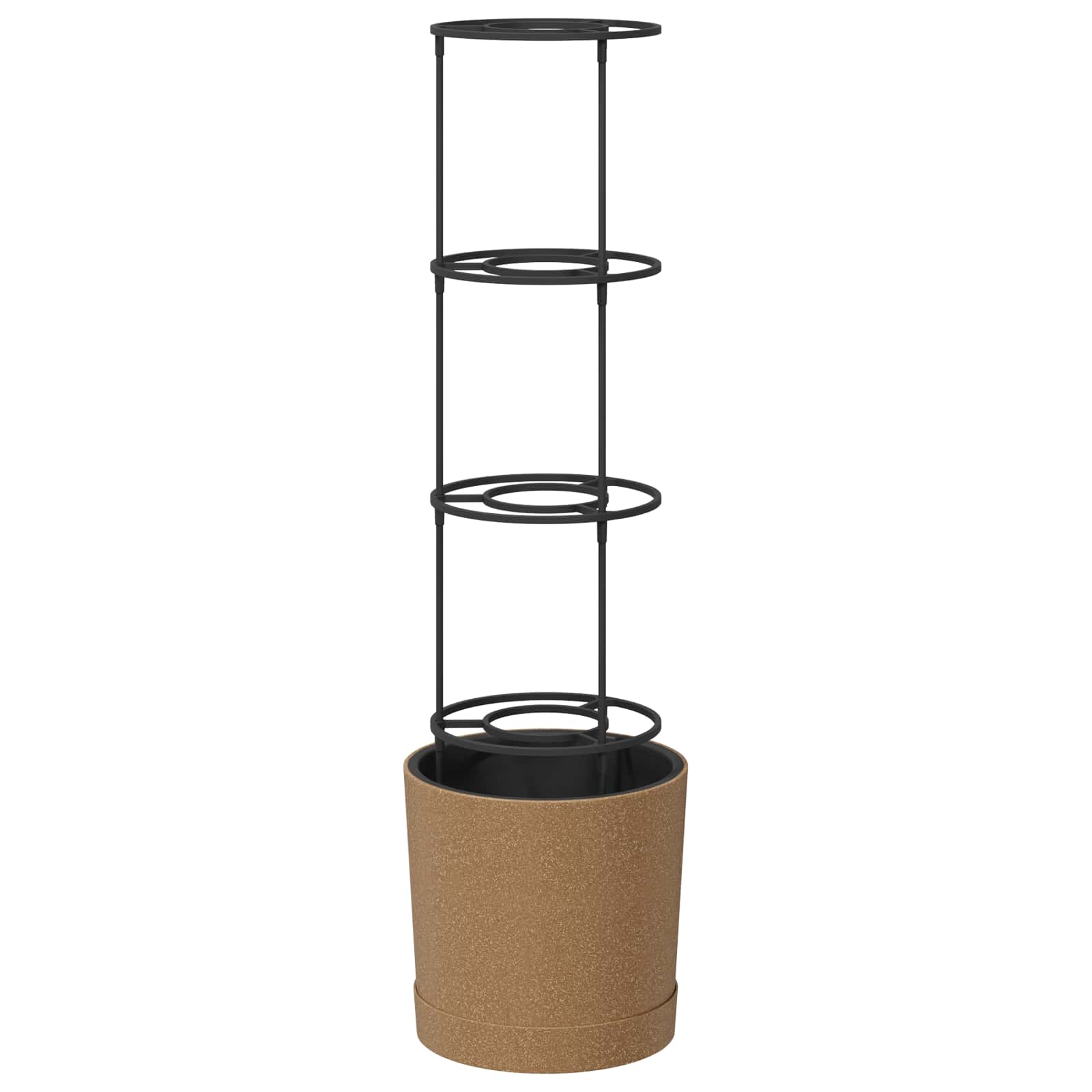 vidaXL Hodowca pomidorów Naturo ECO Ø 29 x 106 cm WPC