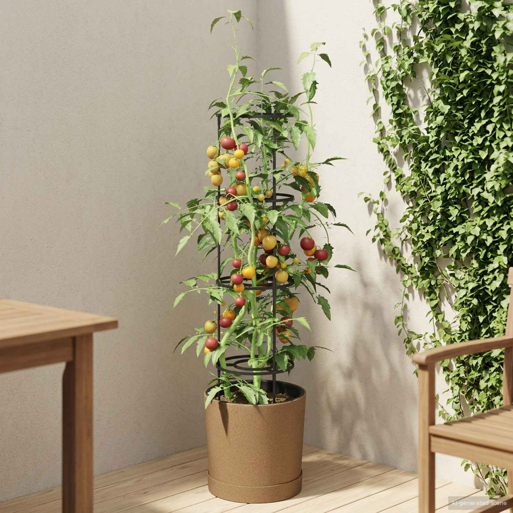 vidaXL Uprawa pomidorów Naturo ECO Ø 39 x 139 cm WPC