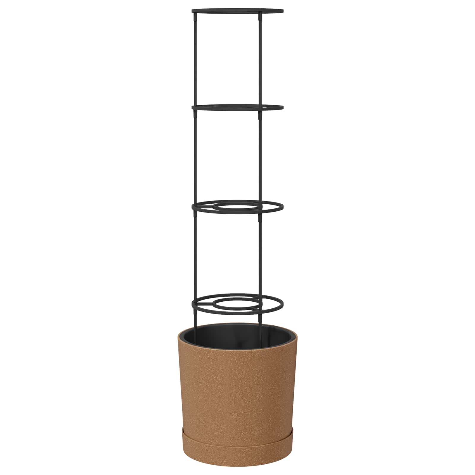 vidaXL Uprawa pomidorów Naturo ECO Ø 39 x 139 cm WPC