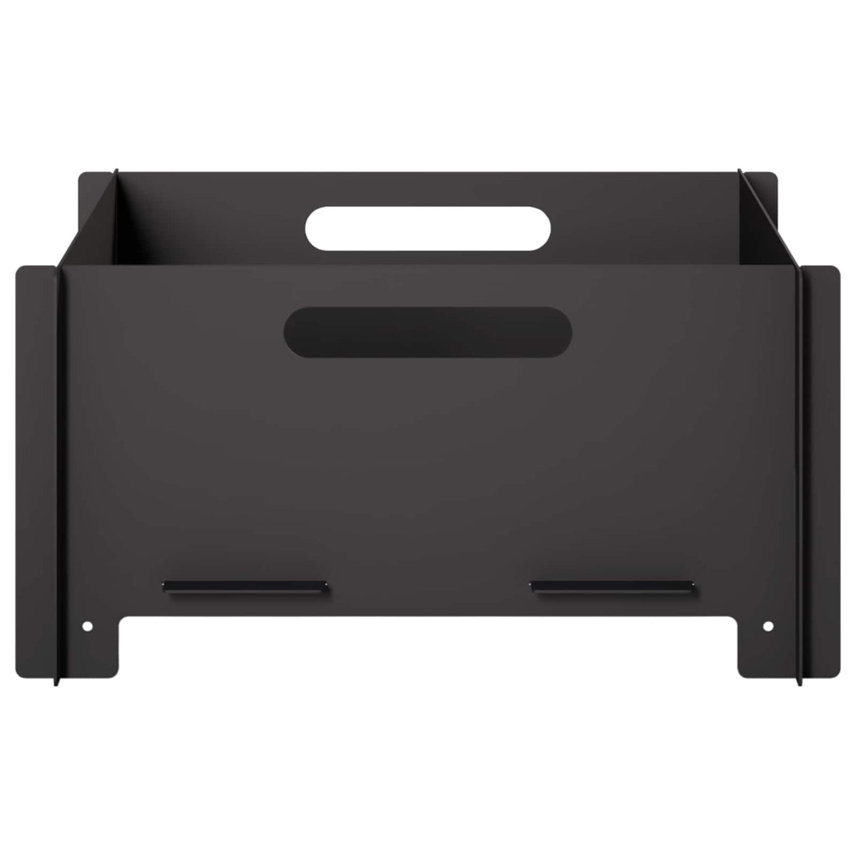 vidaXL Kominek Czarny 40 x 40 x 20 cm Stal