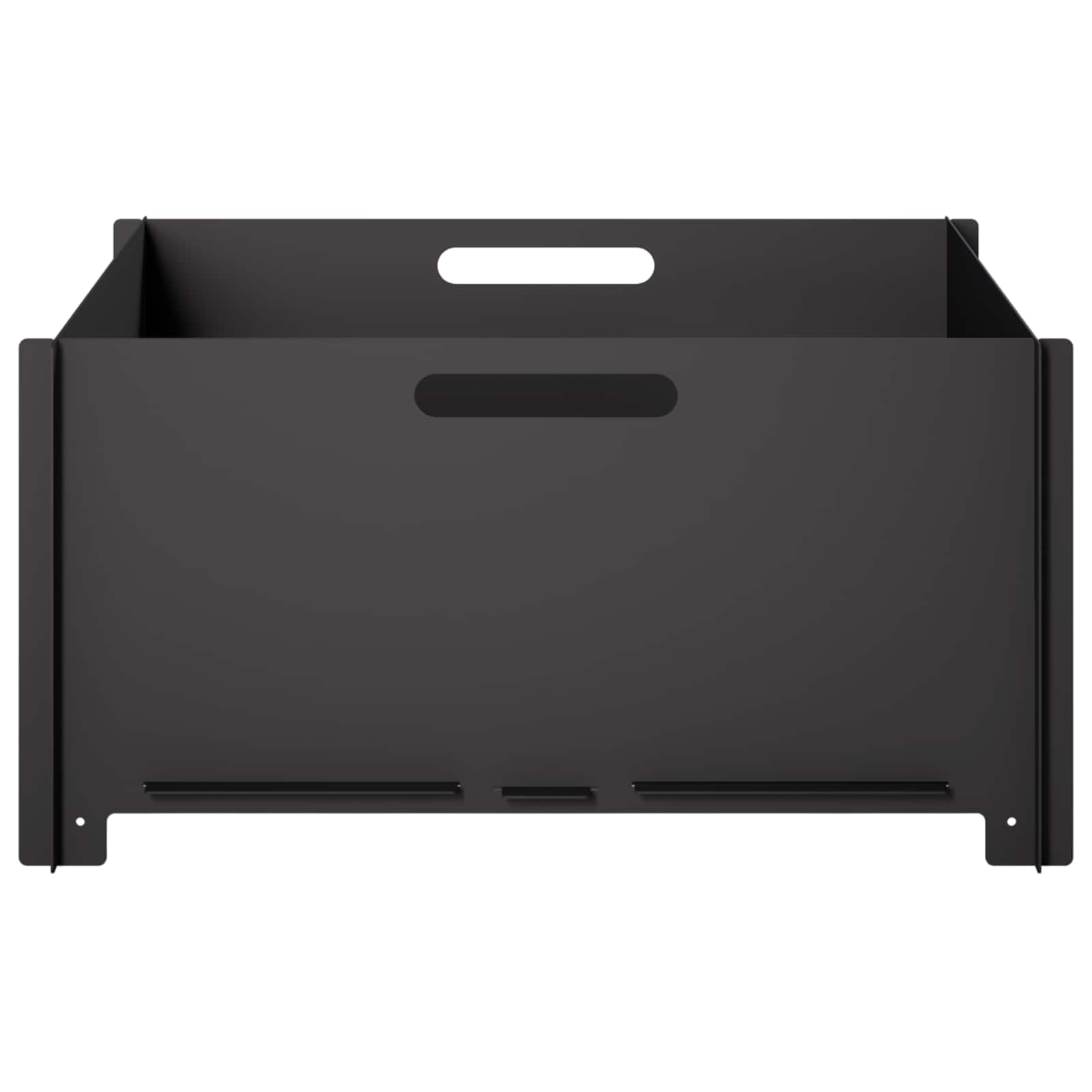 vidaXL Kominek Czarny 60 x 60 x 30 cm Stal