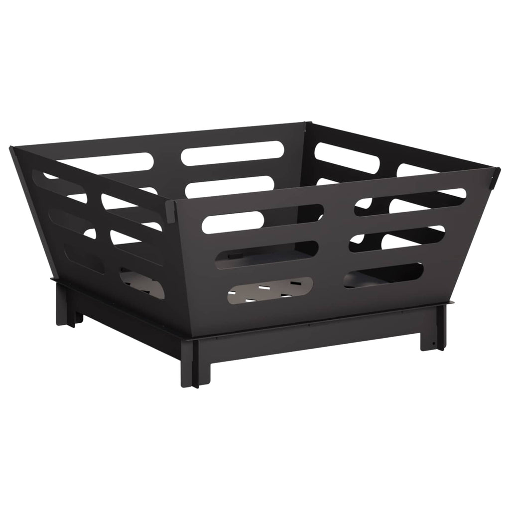 vidaXL Kominek Czarny 40 x 40 x 20 cm Stal