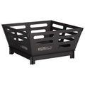vidaXL Kominek Czarny 40 x 40 x 20 cm Stal