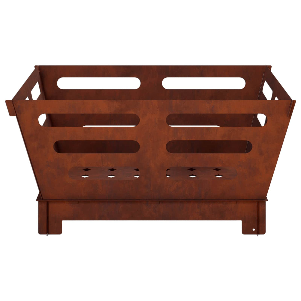 vidaXL Kominek Rdzawy 40 x 40 x 20 cm Stal kortenowska