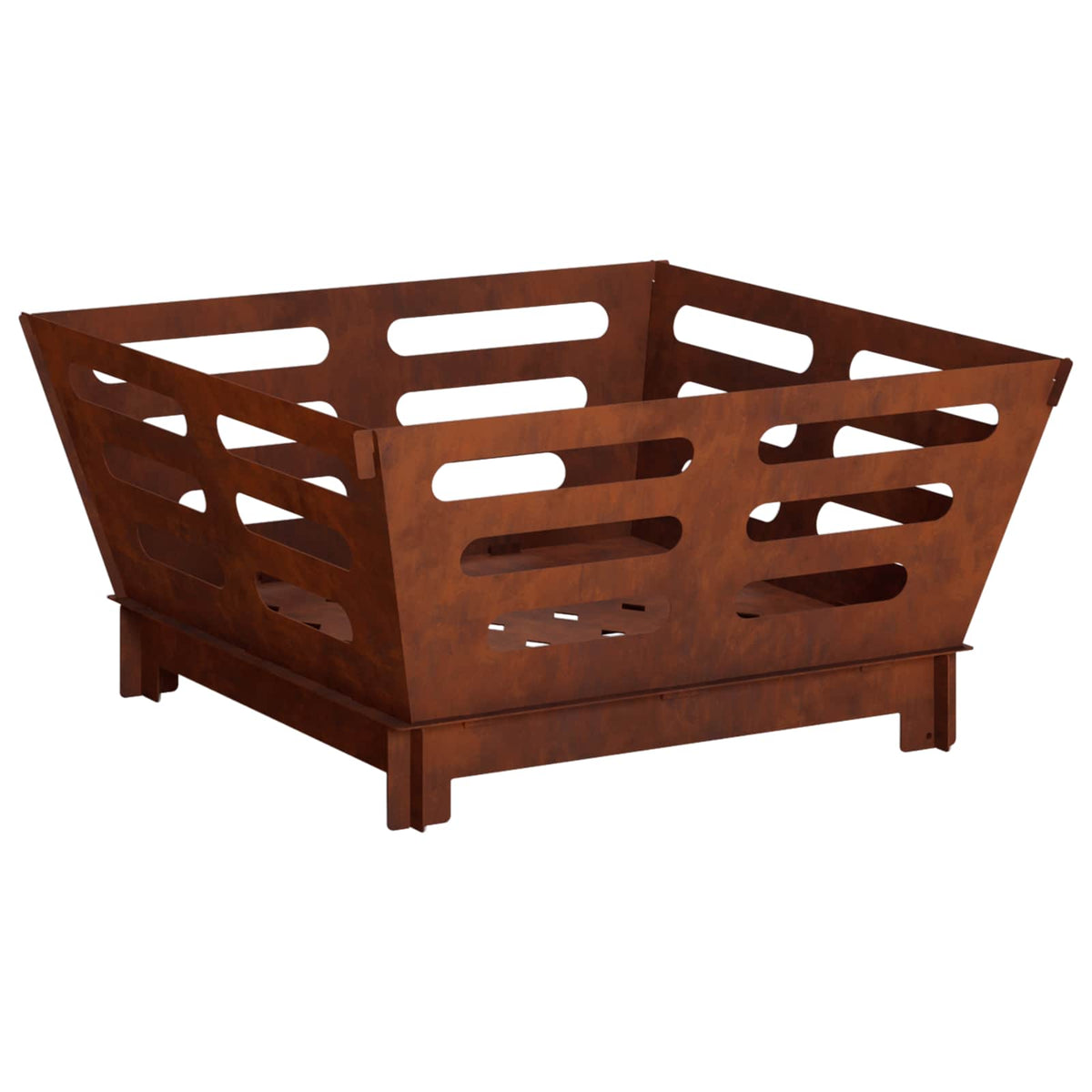 vidaXL Kominek Rdzawy 60 x 60 x 30 cm Stal kortenowska