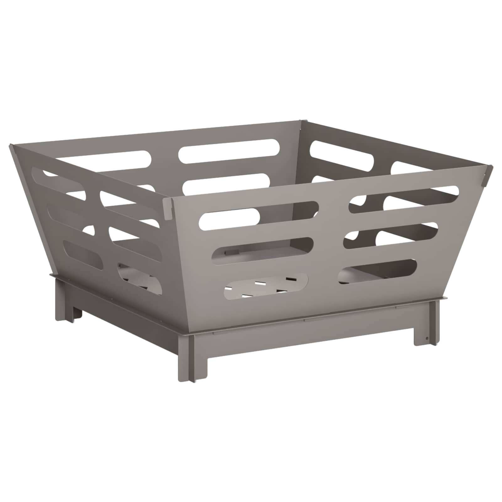 vidaXL Kominek Rdzawy 60 x 60 x 30 cm Stal kortenowska