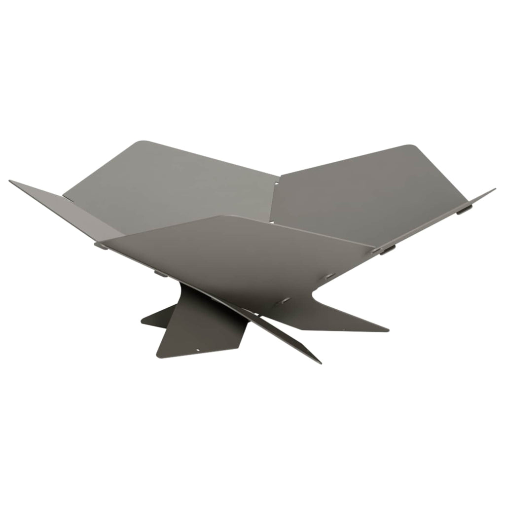 vidaXL Kominek Rdzawy 53 x 53 x 18,5 cm Stal kortenowska