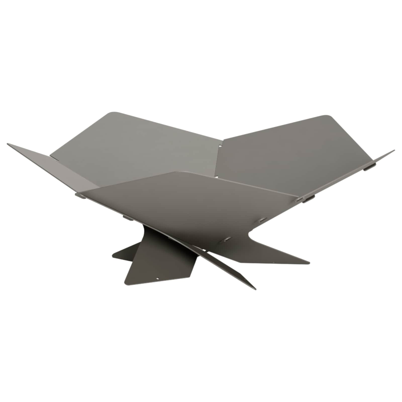vidaXL Kominek Rdzawy 53 x 53 x 18,5 cm Stal kortenowska