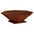 vidaXL Kominek Rdzawy 50 x 50 x 15,5 cm Stal kortenowska