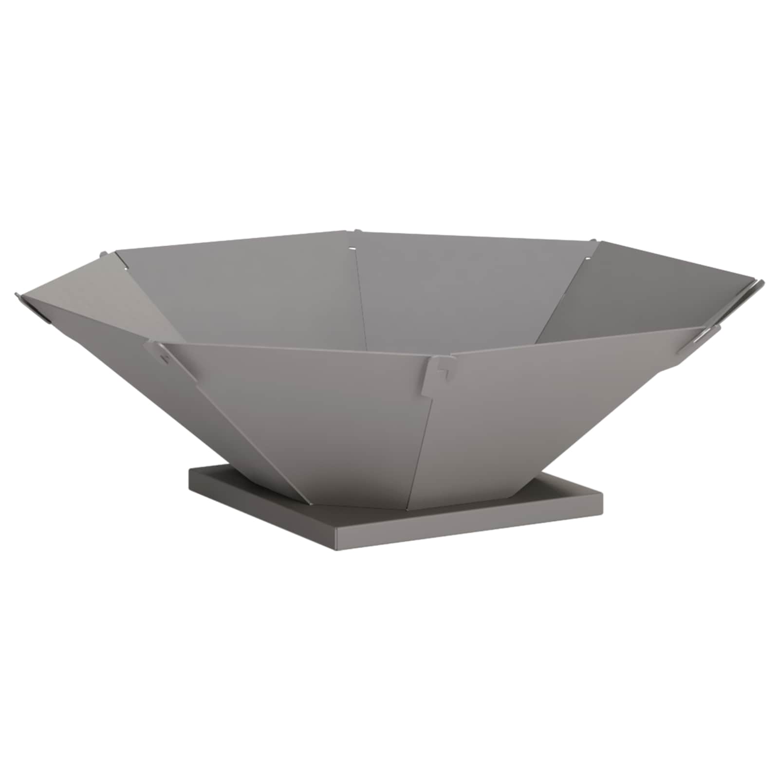 vidaXL Kominek Rdzawy 50 x 50 x 15,5 cm Stal kortenowska