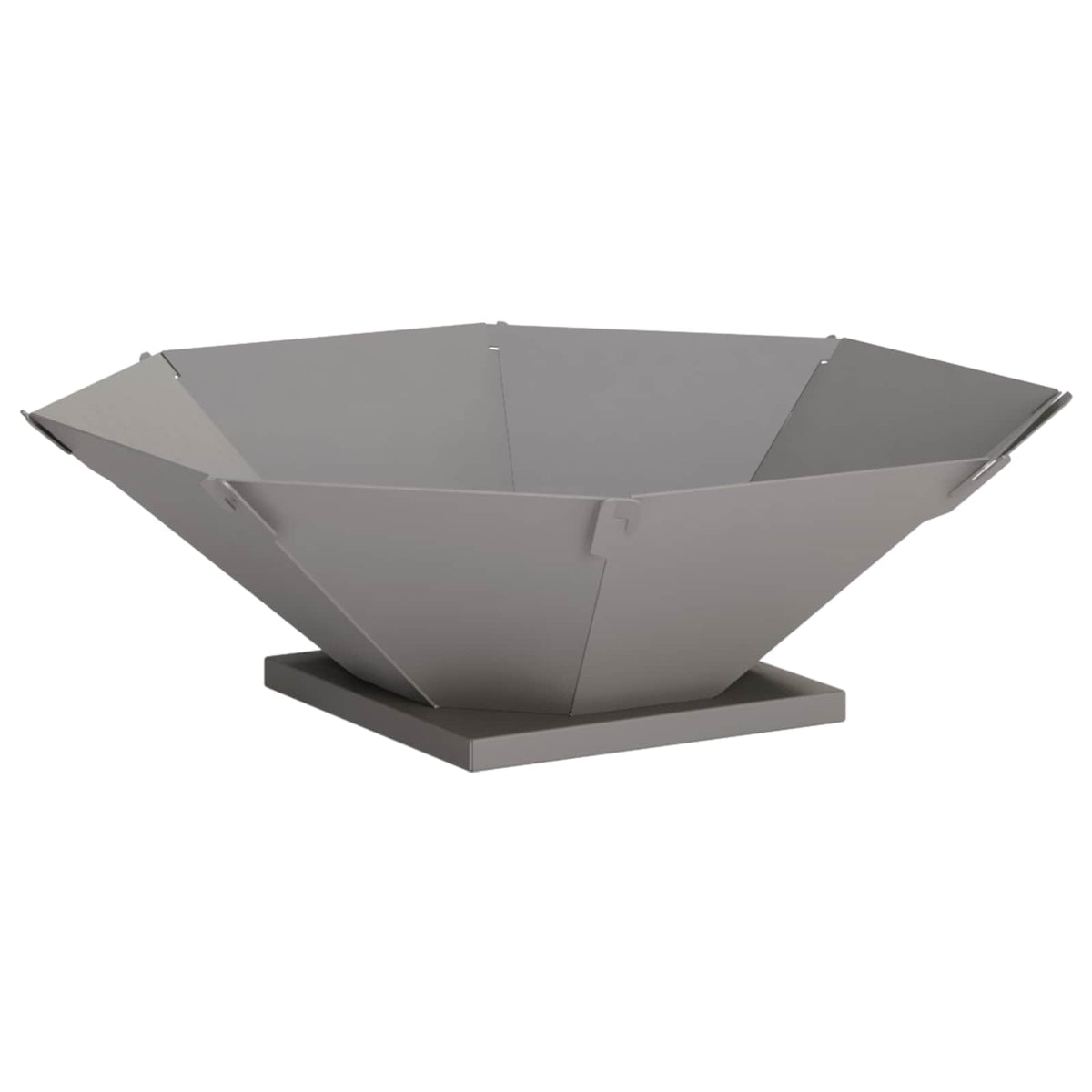 vidaXL Kominek Rdzawy 70,5 x 70,5 x 21,5 cm Stal kortenowska
