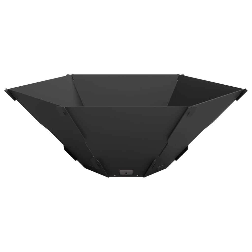 vidaXL Kominek Czarny 58,5 x 51,5 x 19,5 cm Stal