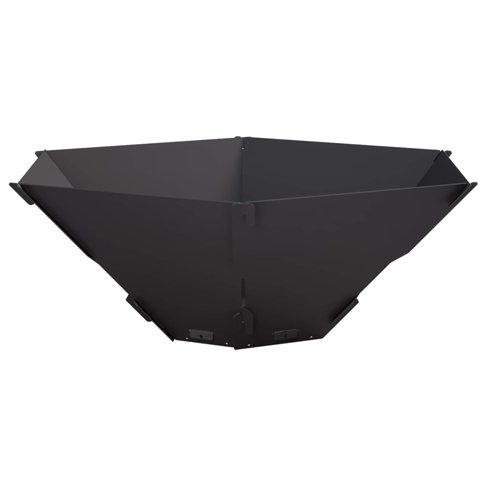 vidaXL Kominek Czarny 58,5 x 51,5 x 19,5 cm Stal