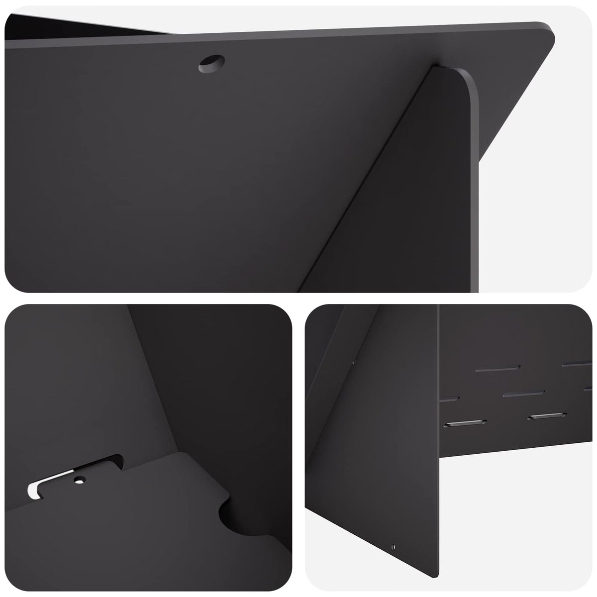 vidaXL Kominek Czarny 40 x 40 x 20 cm Stal