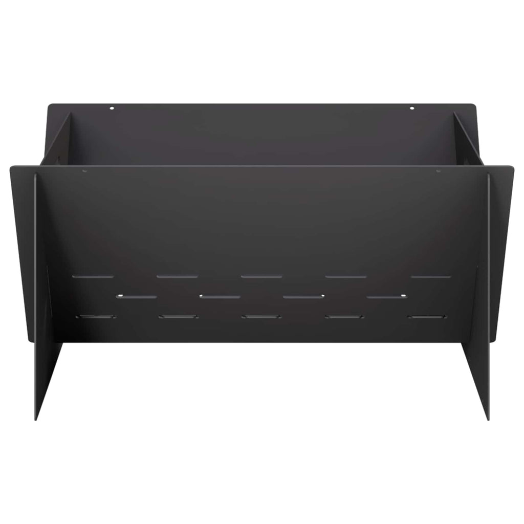 vidaXL Kominek Czarny 40 x 40 x 20 cm Stal