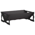 vidaXL Kominek Czarny 60 x 40 x 20 cm Stal