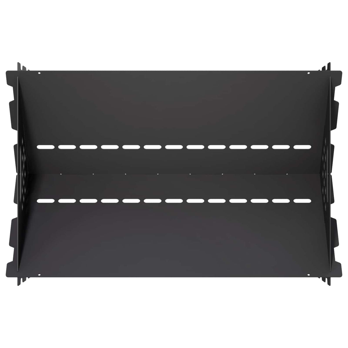 vidaXL Kominek Czarny 60 x 40 x 20 cm Stal