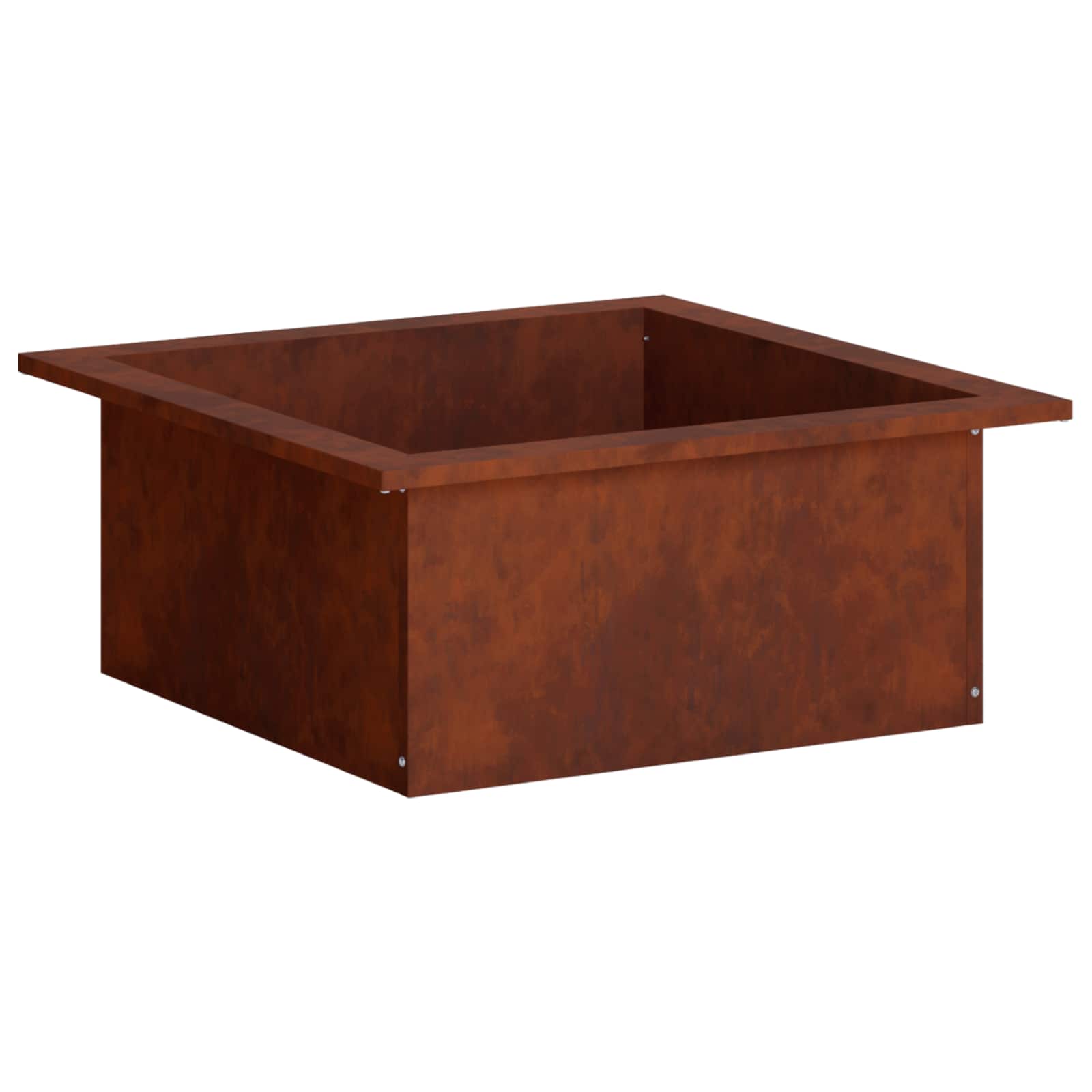 vidaXL Pierścień do ogniska Rdzawy 90 x 90 x 25 cm Stal kortenowska