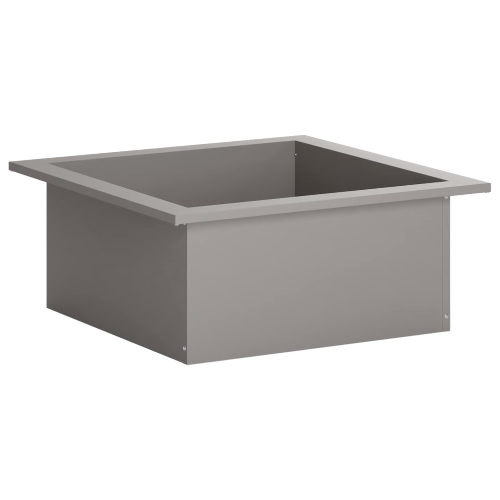 vidaXL Pierścień do ogniska Rdzawy 90 x 90 x 25 cm Stal kortenowska