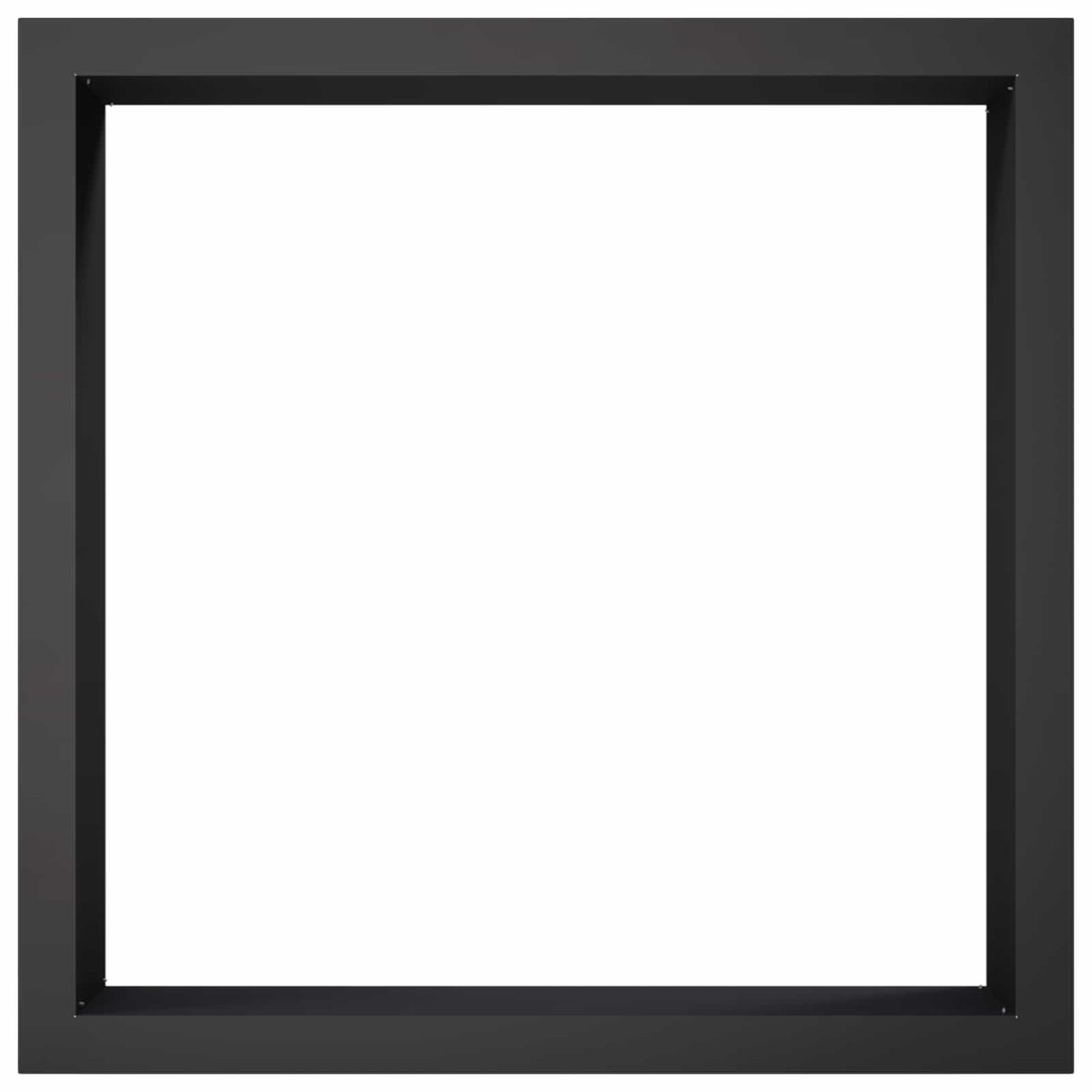 vidaXL Pierścień do ogniska Czarny 90 x 90 x 25 cm Stal