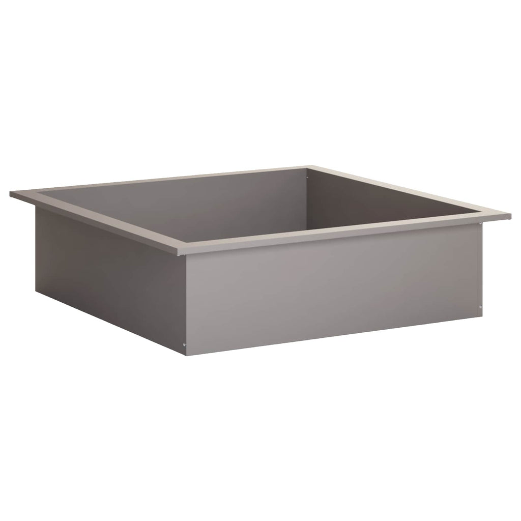 vidaXL Pierścień do ogniska Rdzawy 90 x 90 x 25 cm Stal kortenowska