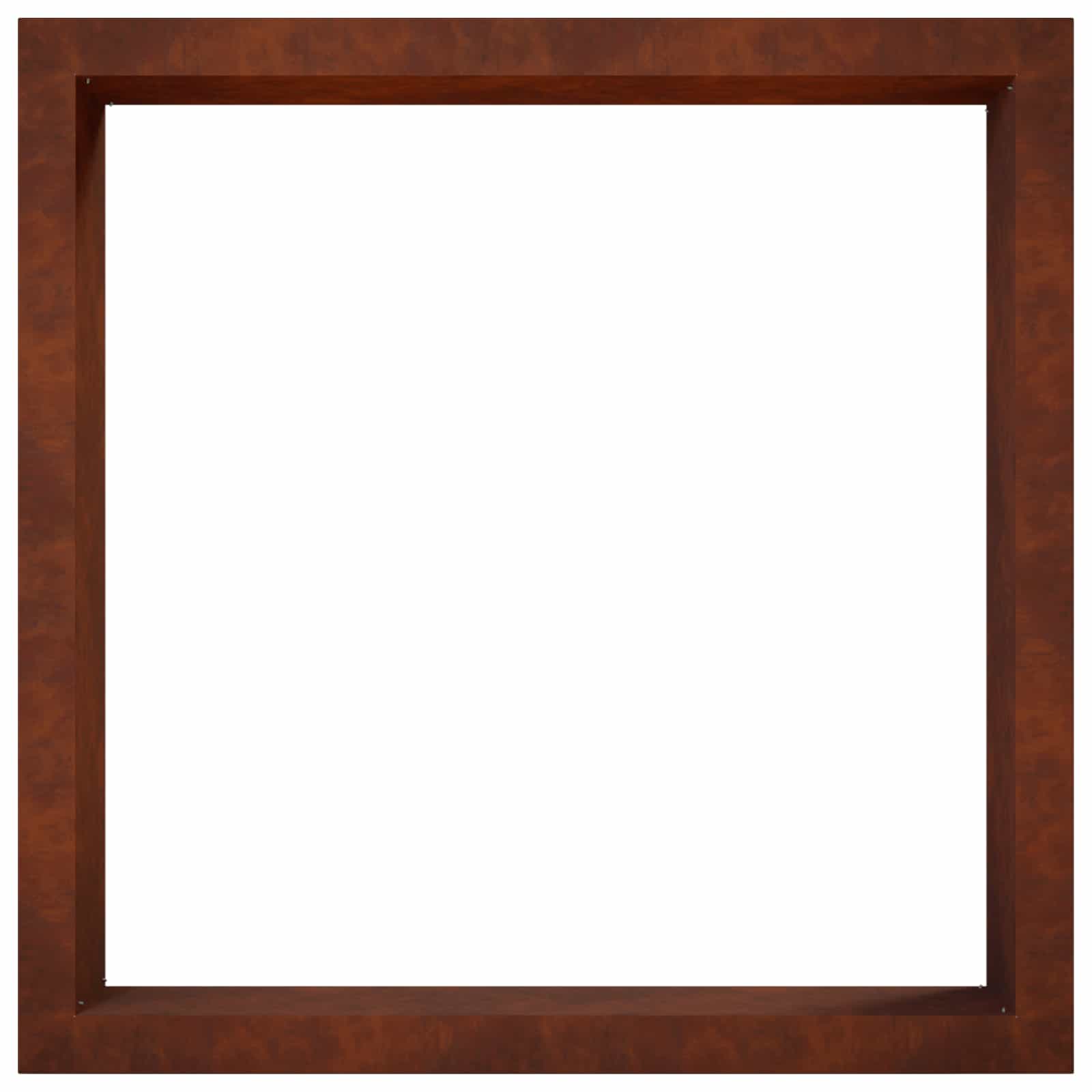 vidaXL Pierścień do ogniska Rdzawy 90 x 90 x 25 cm Stal kortenowska