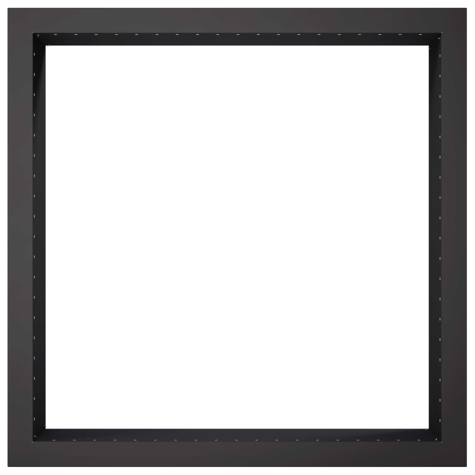 vidaXL Pierścień do ogniska Czarny 80 x 80 x 25 cm Stal
