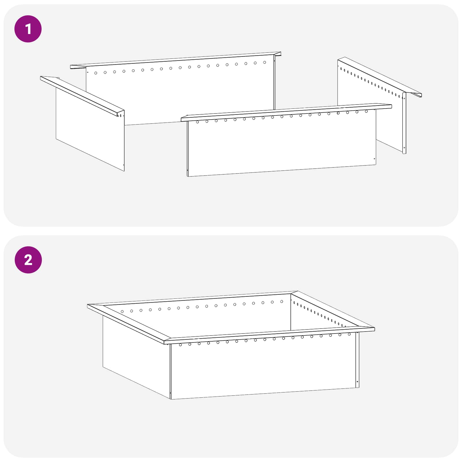 vidaXL Pierścień do ogniska Rdzawy 80 x 80 x 25 cm Stal kortenowska