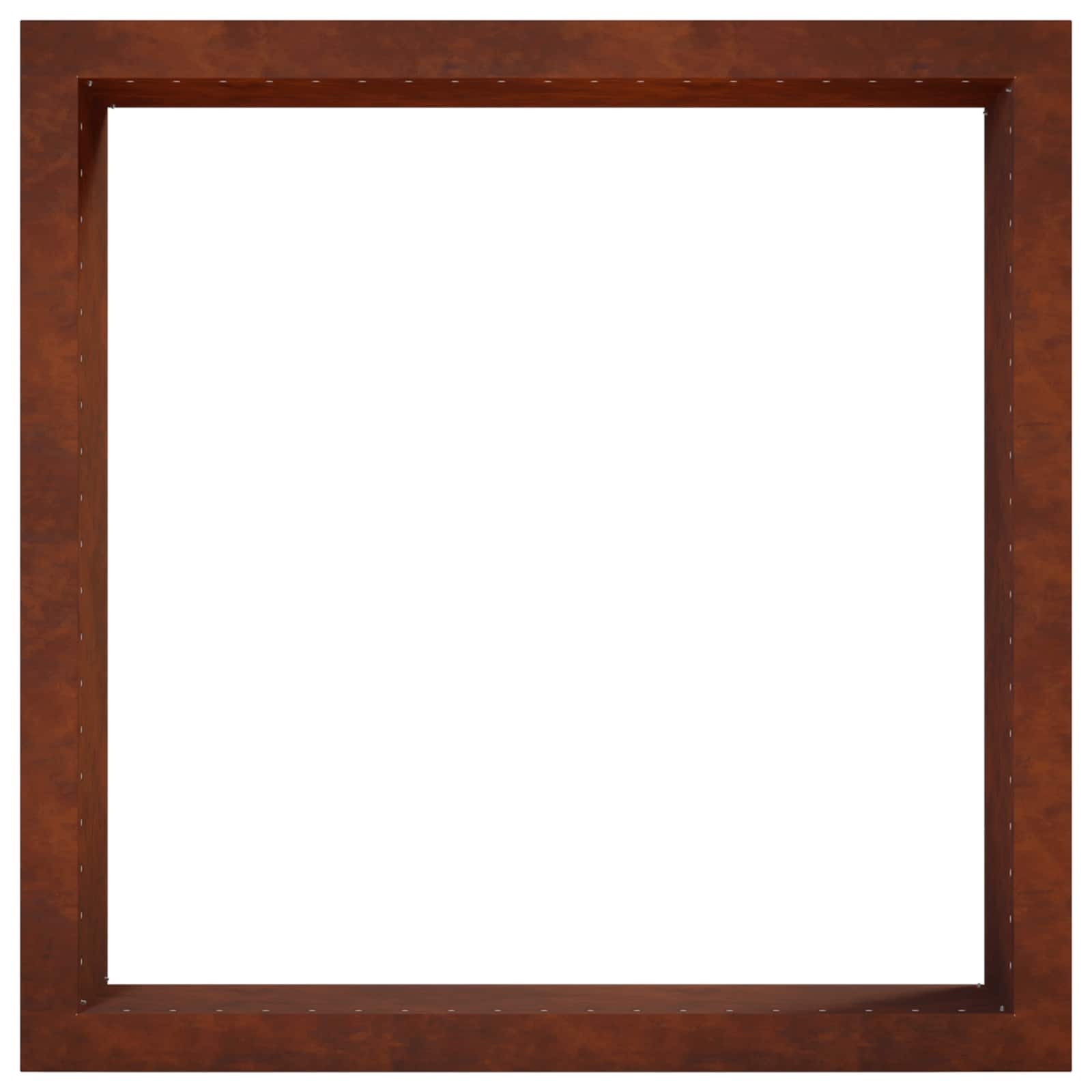 vidaXL Pierścień do ogniska Rdzawy 80 x 80 x 25 cm Stal kortenowska