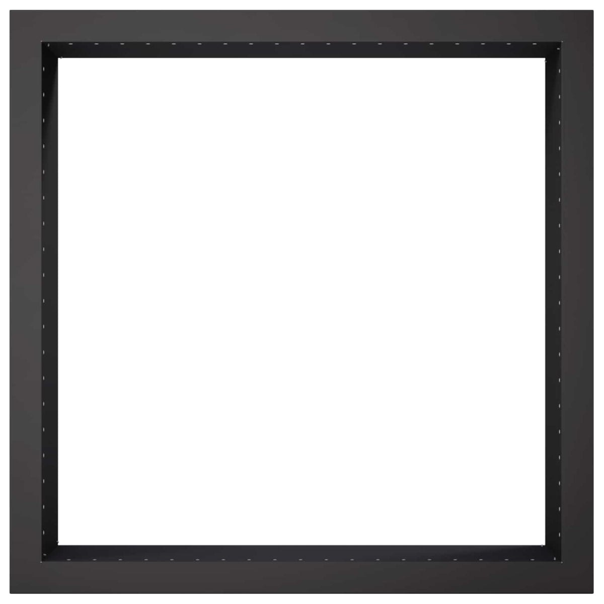 vidaXL Pierścień do ogniska Czarny 90 x 90 x 25 cm Stal
