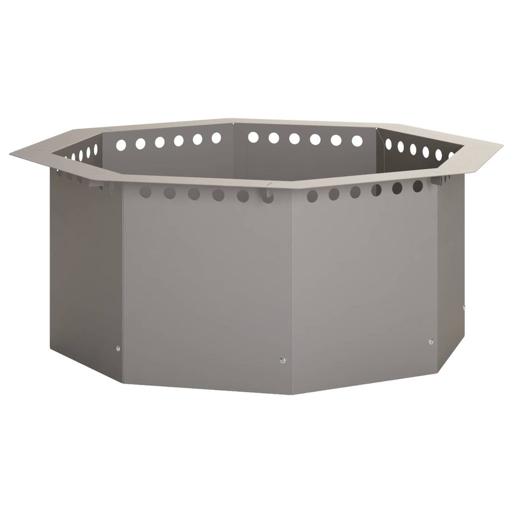 vidaXL Pierścień do ogniska Rdzawy 60 x 60 x 25 cm Stal kortenowska