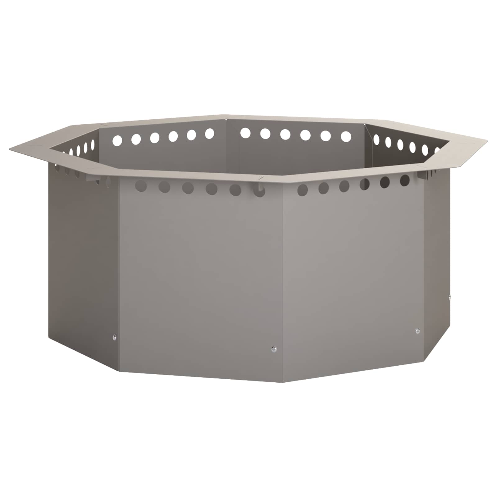 vidaXL Pierścień do ogniska Rdzawy 60 x 60 x 25 cm Stal kortenowska