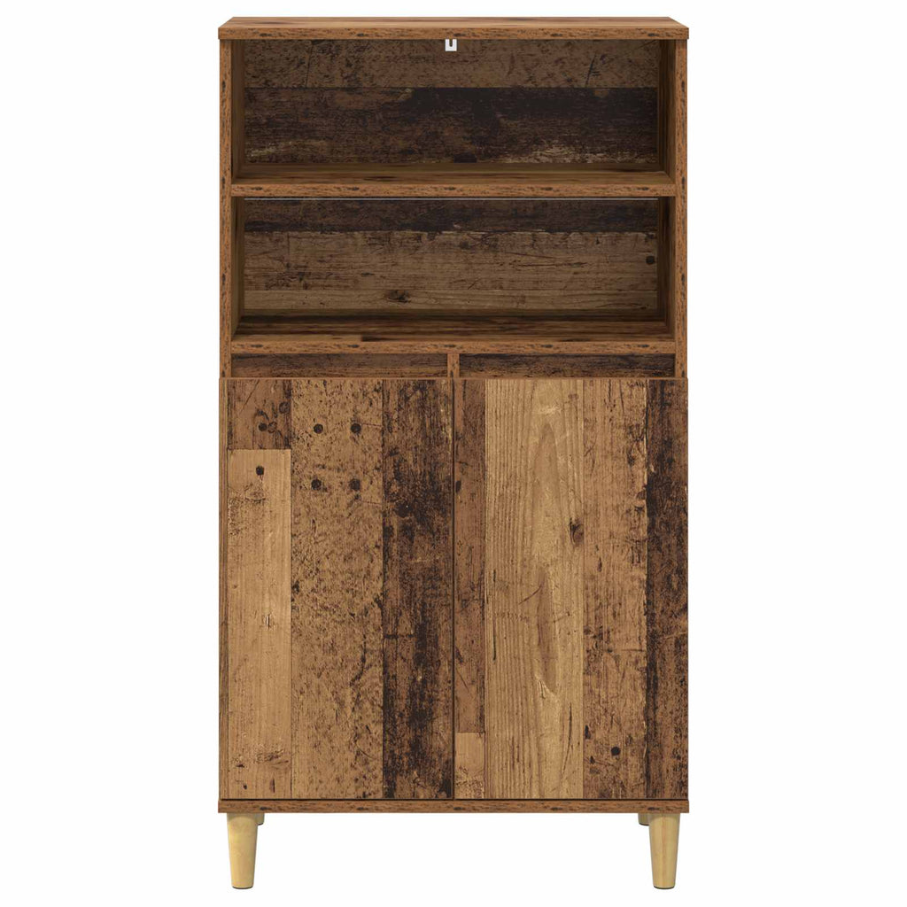 vidaXL Highboard Drewno dębowe 60 x 36 x 110 cm Drewno inżynieryjne