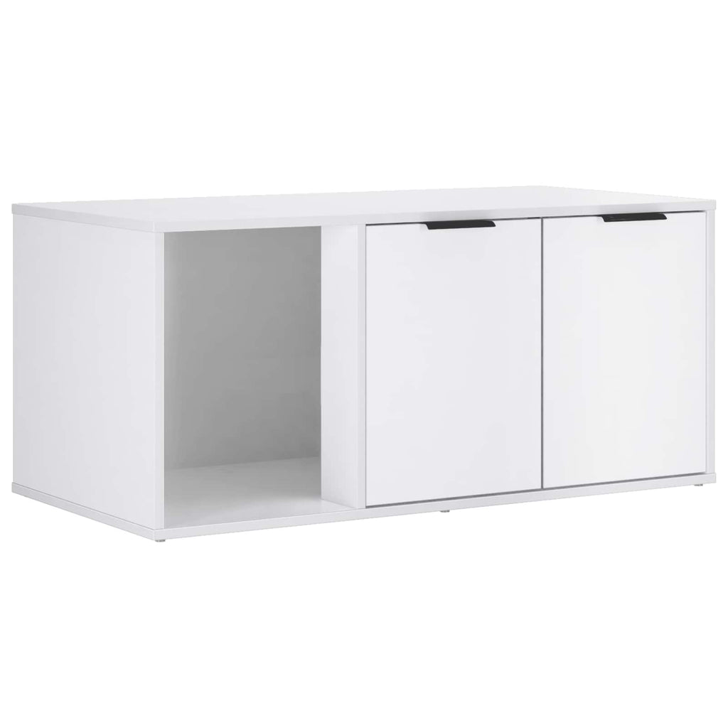 vidaXL Meble dla kota Biały 100 x 49 x 45 cm Drewno inżynieryjne