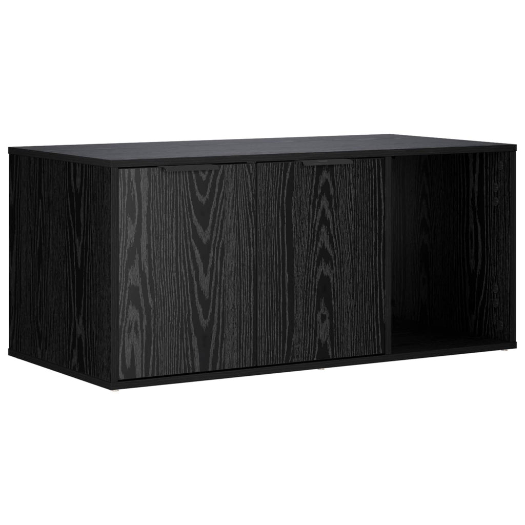 vidaXL Meble dla kota Czarny dąb 100 x 49 x 45 cm Drewno inżynieryjne