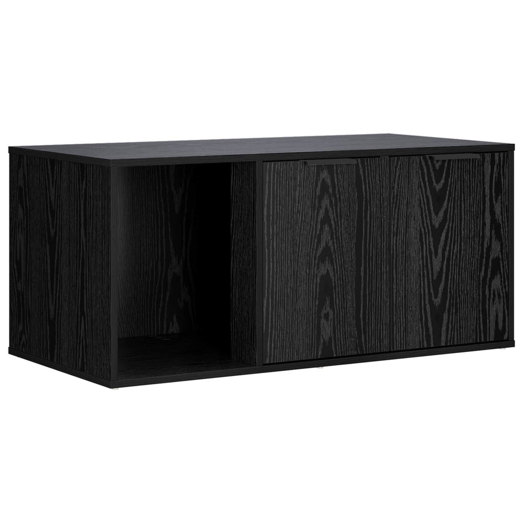 vidaXL Meble dla kota Czarny dąb 100 x 49 x 45 cm Drewno inżynieryjne