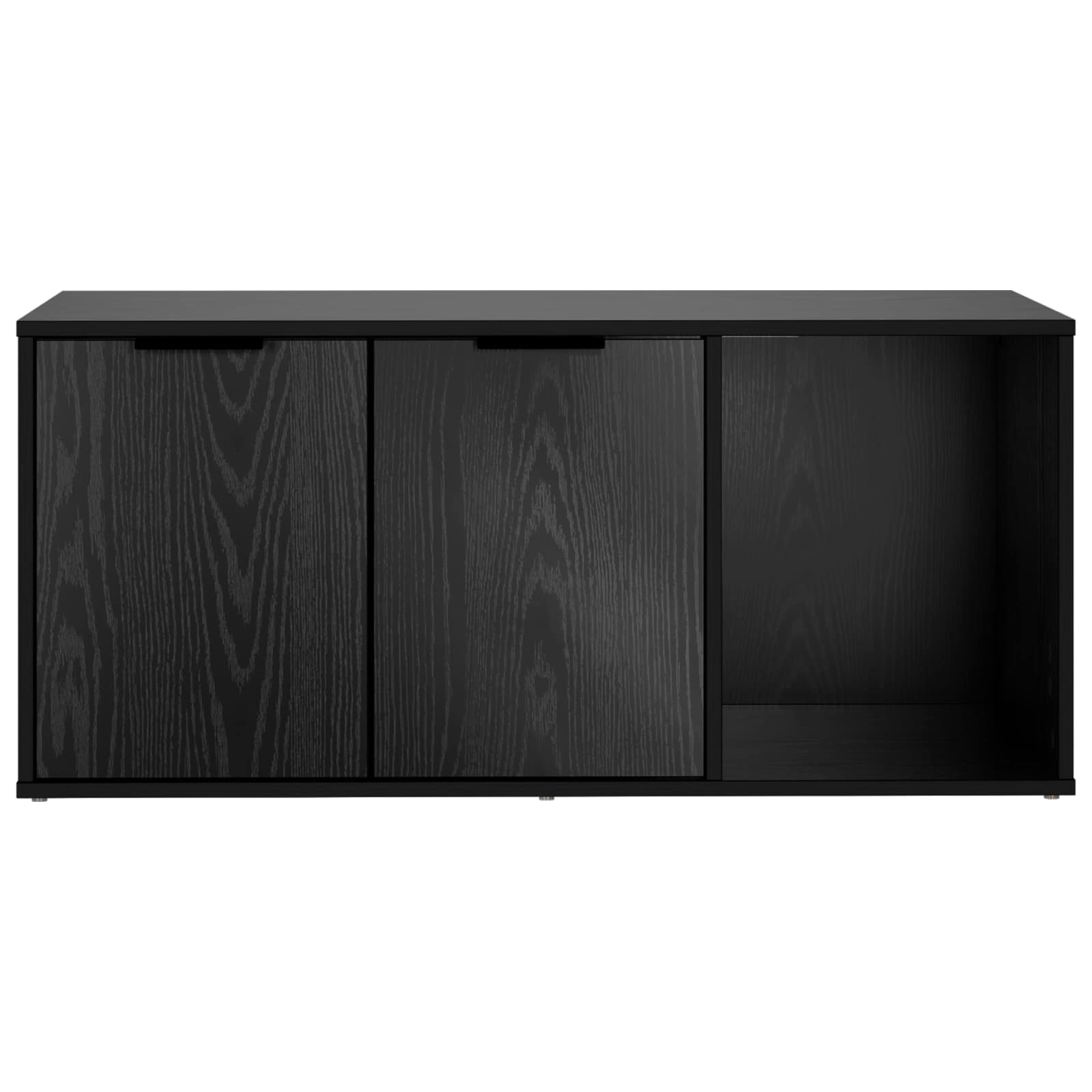 vidaXL Meble dla kota Czarny dąb 100 x 49 x 45 cm Drewno inżynieryjne
