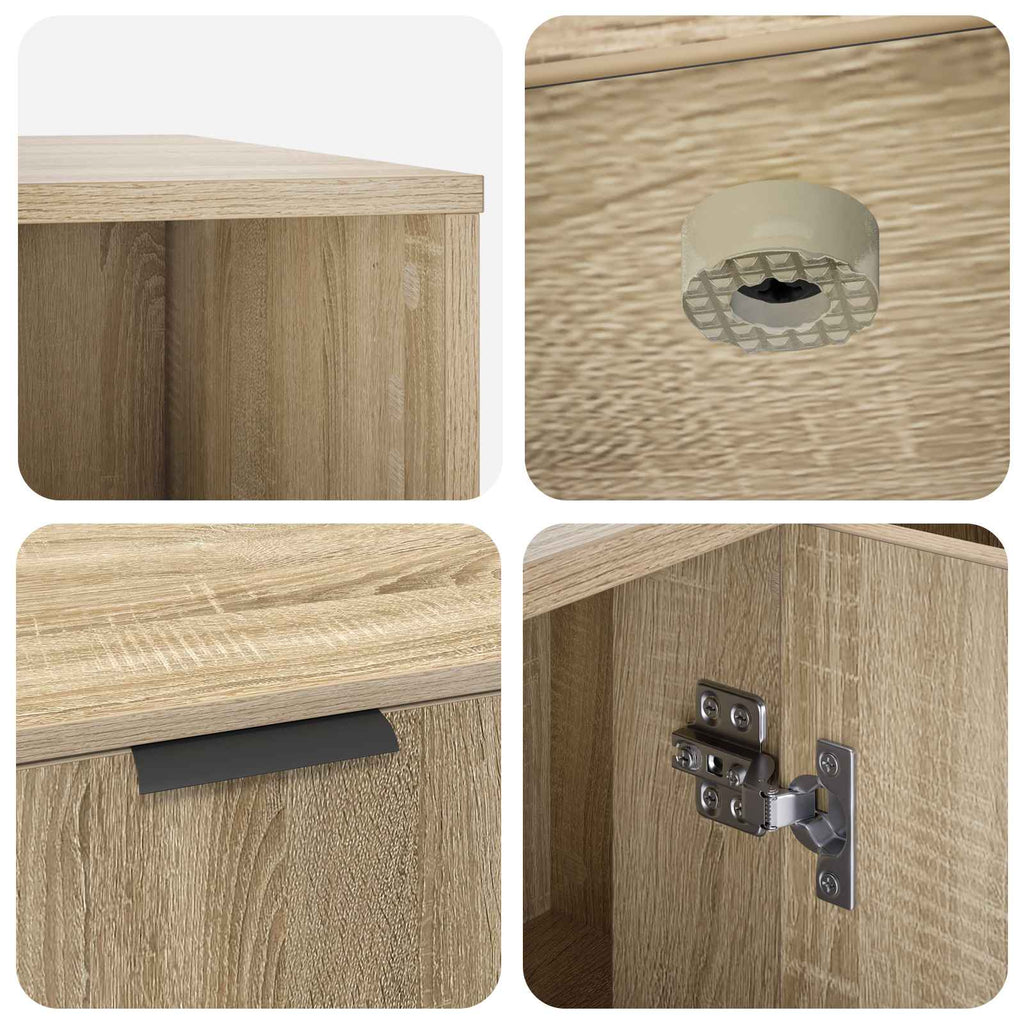 vidaXL Meble dla kota dąb Sonoma 100 x 49 x 45 cm Drewno inżynieryjne