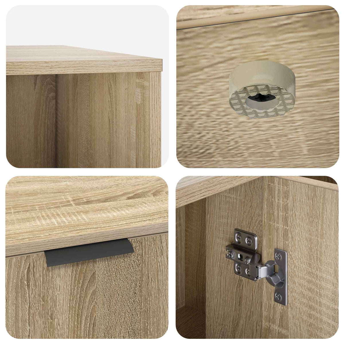 vidaXL Meble dla kota dąb Sonoma 100 x 49 x 45 cm Drewno inżynieryjne
