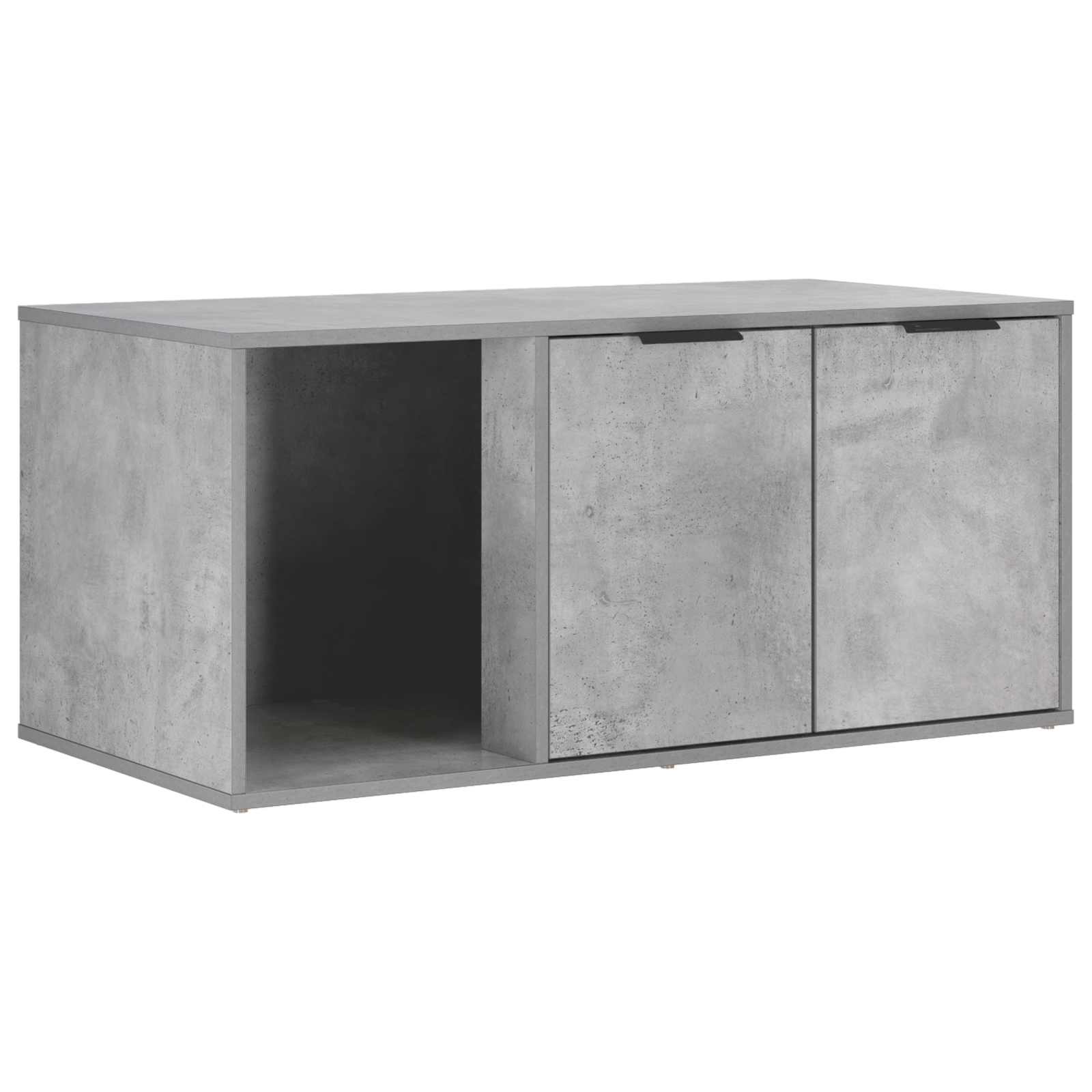 vidaXL Meble dla kota Betonowy szary 100 x 49 x 45 cm
