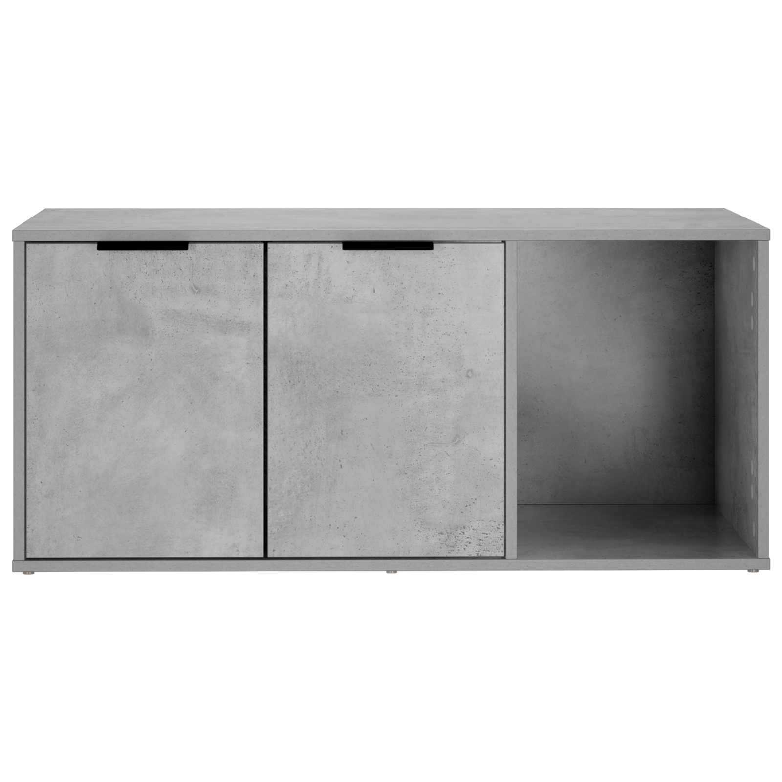vidaXL Meble dla kota Betonowy szary 100 x 49 x 45 cm