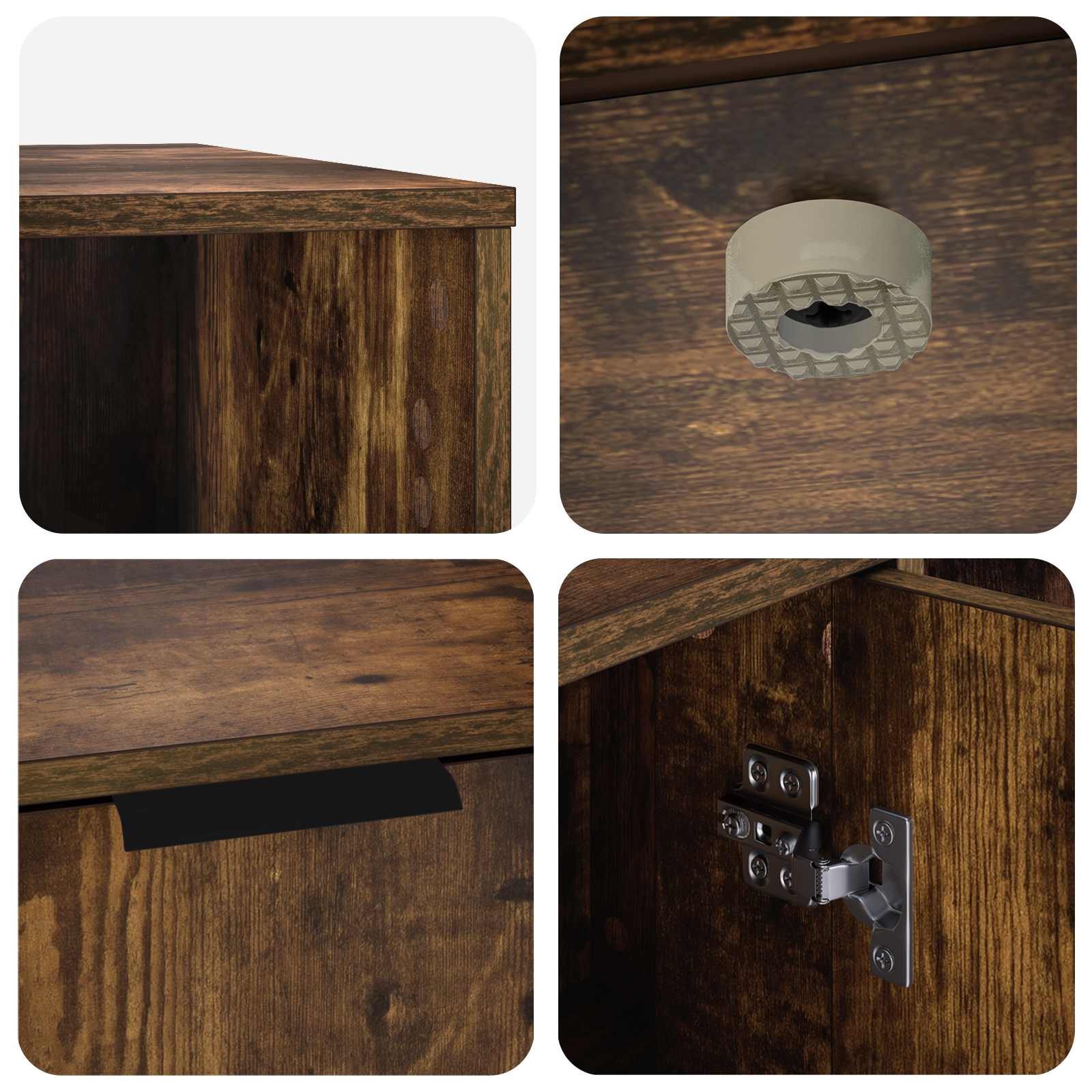 vidaXL Meble dla kota Dąb wędzony 100 x 49 x 45 cm Drewno inżynieryjne