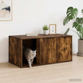vidaXL Meble dla kota Dąb wędzony 100 x 49 x 45 cm Drewno inżynieryjne