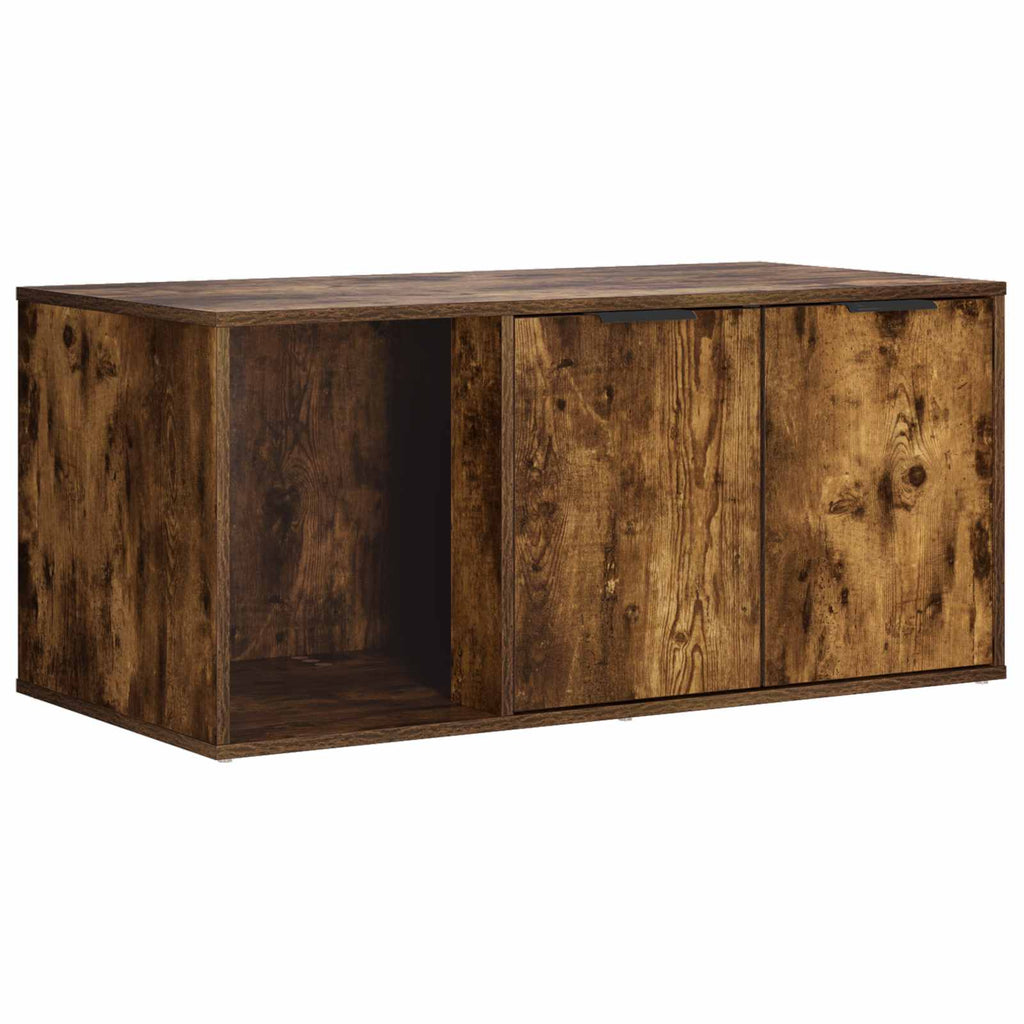 vidaXL Meble dla kota Dąb wędzony 100 x 49 x 45 cm Drewno inżynieryjne