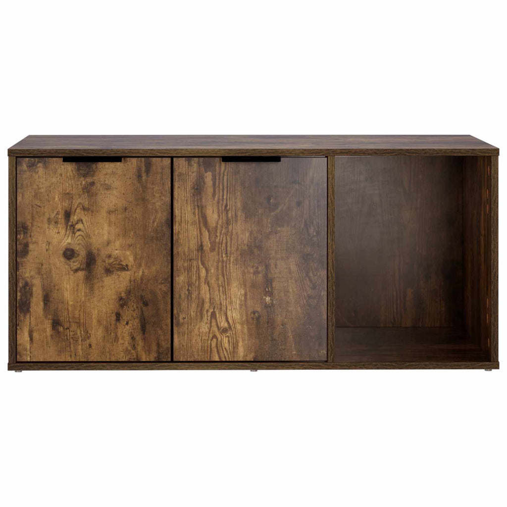 vidaXL Meble dla kota Dąb wędzony 100 x 49 x 45 cm Drewno inżynieryjne